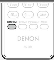 DENON CEOL N8 - Appuyez sur RANDOM. - 1