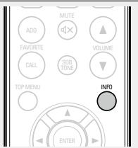 DENON CEOL N8 - Pendant la lecture, appuyez sur INFO. - 1