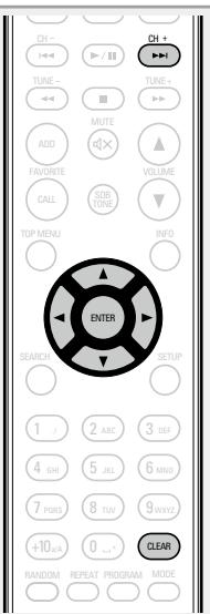 DENON CEOL PICCOLO N5 - Utilisation des curseurs - 1