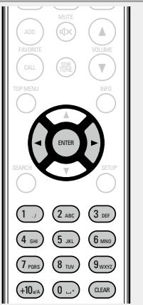 DENON CEOL PICCOLO N5 - Utilisation des touches numériques - 1