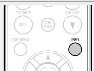 DENON CEOL PICCOLO N5 - Pendant la lecture, appuyez sur INFO. - 1