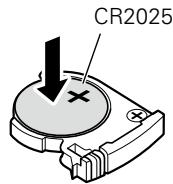 DENON DNP-F109 SP - Insertion des piles - 2