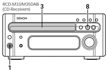 DENON DRR-M33 - Synkroninspelning (om RCD-M33/M35DAB ar anslutna till varandra) - 1