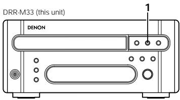 DENON DRR-M33 - Auto function selection (when connected to the RCD-M33/M35DAB) - 1