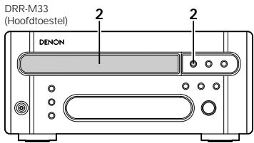 DENON DRR-M33 - Editerfuncties (Wanneer de RCD-M33/M35DAB waar aangesloten) - 2