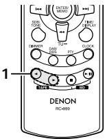 DENON DRR-M33 - Control remotodelsistema - 2