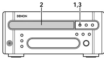 DENON DRR-M33 - Inserimento e rimozione della cassetta - 2