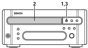 DENON DRR-M33 - (1)Hur du lagger i och tar ut kassetter - 2