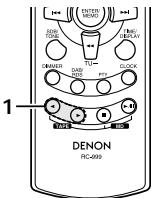 DENON DRR-M33 - Sezione automatica della funzione (quando avete collegato l'unità alla RCD-M33/M35DAB) - 4