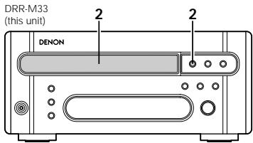 DENON DRR-M33 - Editing functions (when connected to the RCD-M33/M35DAB) - 2