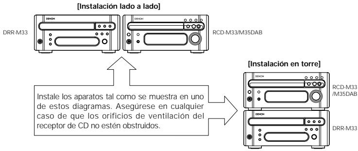 DENON DRR-M33 - Conexión a la RCD-M33/M35DAB - 1