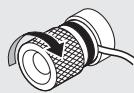 DENON PMA1510 - Connexion des câbles d'enceinte - 4