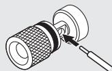DENON PMA1510 - Connexion des câbles d'enceinte - 3