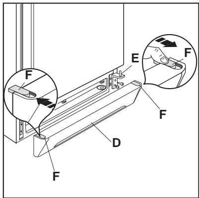 ZANUSSI ZA25A - Réversibilité des portes - 3