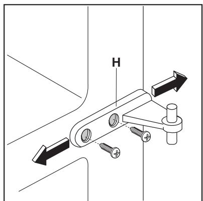 ZANUSSI ZA25A - Réversibilité des portes - 2