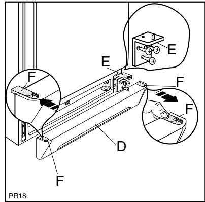 ZANUSSI ZA37S - Pour changer le sens d'ouverture des portes - 3