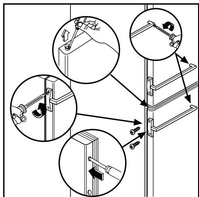 ZANUSSI ZA37S - Pour changer le sens d'ouverture des portes - 4