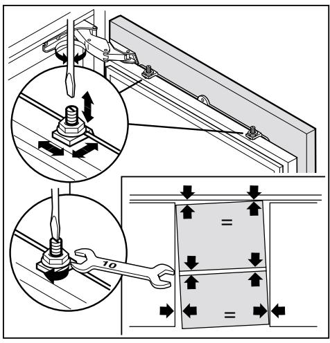 ZANUSSI ZJB9476 - Fitting the door panels - 5
