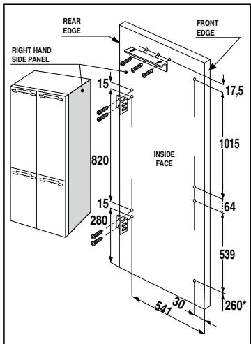 ZANUSSI ZJB9476 - YcTaHOBka 60KOBbIX NaHeJIeI - 3