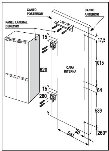 ZANUSSI ZJB9476 - Montaje de los paneles laterales - 3