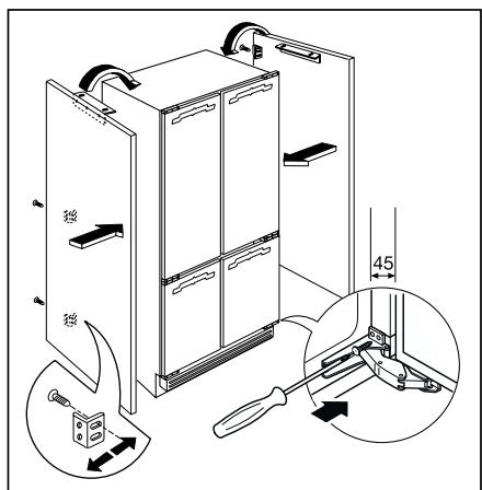 ZANUSSI ZJB9476 - YcTaHOBka 60KOBbIX NaHeJIeI - 4