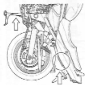 SUZUKI GSF600S - Bequille - 1