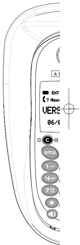 ALCATEL-LUCENT VERSATIS 1090 DIGITAL - Les touches du combiné - 11