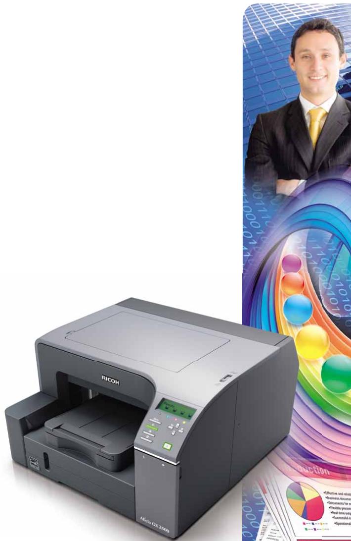 RICOH AFICIO GX 2500 - pour imprimer vite, en couleur et à faible coût ! - 1