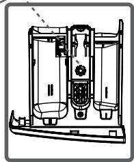 PROLINE FP 610 W - Compartment pour adoucissant de tissu, d'amidon, de lessive : - 2