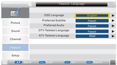 PROLINE L2440FHD - Langue - 1