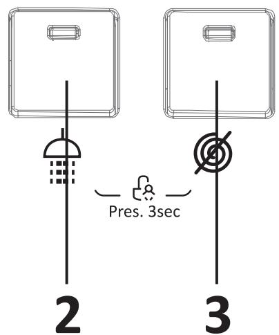 PROLINE FP 612 W - Partie gauche : bouton de sélection du programme - 9