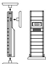 LA CROSSE TECHNOLOGY WD4104 - Positionnement de l'emetteur thermo-hygro LOCAL - 1