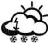 LA CROSSE TECHNOLOGY WD4600 - ICONES DE PREVISION METEO - 23