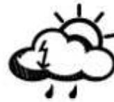 LA CROSSE TECHNOLOGY WD4600 - ICONES DE PREVISION METEO - 15