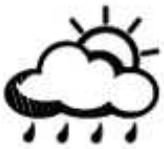 LA CROSSE TECHNOLOGY WD4600 - ICONES DE PREVISION METEO - 10