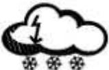 LA CROSSE TECHNOLOGY WD4600 - ICONES DE PREVISION METEO - 21