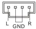 MSI 945GCM5 V2 - Connecteur CD-Entrée: CD_IN1 - 3