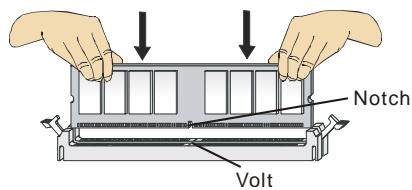 MSI 945GCM5 V2 - Vorgehensweise beim Einbau von Speicher Modulen - 1