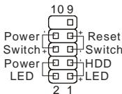 MSI 945GCM5 V2 - Audioanschluss des Frontpanels: JAUD1 - 3