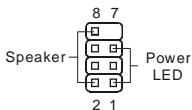 MSI 945GCM5 V2 - Front Panel Connectors: JFP1, JFP2 - 5