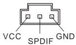 MSI 945GCM5 V2 - S/PDIF-Out 接口:JSPD1 - 1
