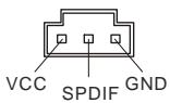 MSI 945GCM5 V2 - S/PDIF-Ausgang:JSPD1 - 1