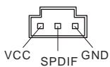 MSI 945GCM5 V2 - S/PDIF-Out連接器:JSPD1 - 1