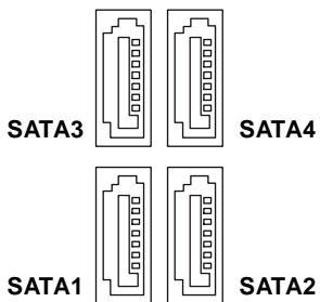 MSI G52-73921XK - Connecteur sérial ATA : SATA1/ SATA2/ SATA3/ SATA4 - 1