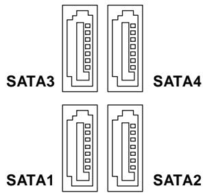 MSI G52-73921XK - Serial ATA Connector: SATA1/ SATA2/ SATA3/ SATA4 - 1