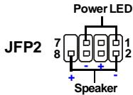 MSI G52-73921XK - Front Panel Connectors: JFP1/JFP2 - 2