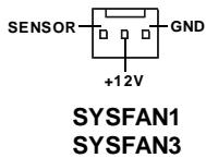 MSI G52-73921XK - Fan Power Connectors: CPUFAN1/ SYSFAN1/ SYSFAN2/ SYSFAN3 - 3