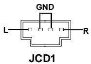 MSI G52-73921XK - CD-In Connector: JCD1 - 1