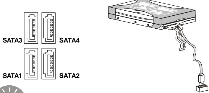 MSI G52-73921XK - Serial ATA Anschluss: SATA1/ SATA2/ SATA3/ SATA4 - 1