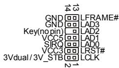 MSI G52-73951X7 - TPM Module Connector - 1